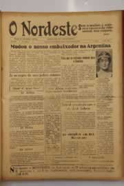 Página do jornal O Nordeste de fevereiro de 1947