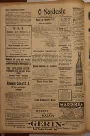 Página do jornal O Nordeste de fevereiro de 1947