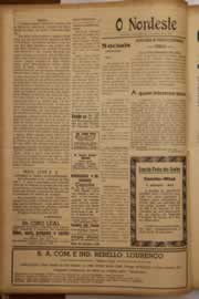 Página do jornal O Nordeste de fevereiro de 1947