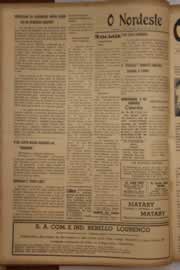 Página do jornal O Nordeste de março de 1947