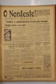 Página do jornal O Nordeste de março de 1947