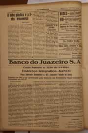 Página do jornal O Nordeste de março de 1947