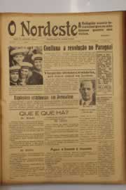 Página do jornal O Nordeste de março de 1947