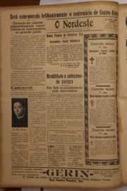 Página do jornal O Nordeste de março de 1947