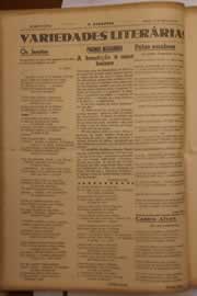 Página do jornal O Nordeste de março de 1947