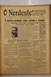 Página do jornal O Nordeste de março de 1947