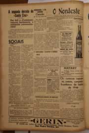 Página do jornal O Nordeste de março de 1947
