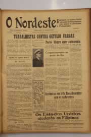 Página do jornal O Nordeste de março de 1947