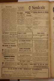 Página do jornal O Nordeste de março de 1947