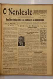 Página do jornal O Nordeste de março de 1947