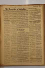 Página do jornal O Nordeste de abril de 1947