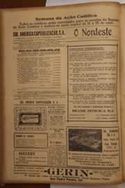 Página do jornal O Nordeste de abril de 1947