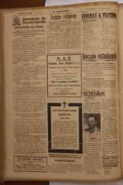 Página do jornal O Nordeste de abril de 1947