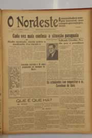 Página do jornal O Nordeste de abril de 1947