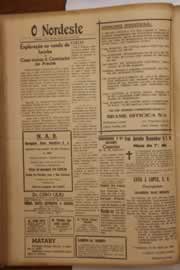 Página do jornal O Nordeste de abril de 1947