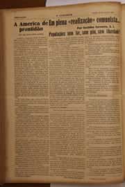 Página do jornal O Nordeste de abril de 1947