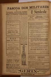 Página do jornal O Nordeste de abril de 1947