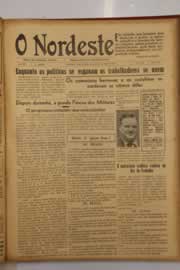 Página do jornal O Nordeste de maio de 1947