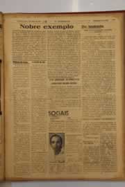 Página do jornal O Nordeste de maio de 1947