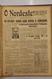 Página do jornal O Nordeste de maio de 1947