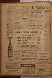 Página do jornal O Nordeste de maio de 1947
