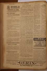 Página do jornal O Nordeste de maio de 1947