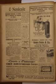 Página do jornal O Nordeste de maio de 1947
