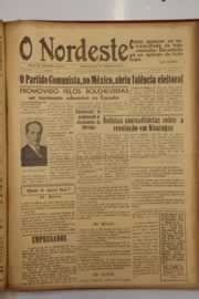 Página do jornal O Nordeste de maio de 1947