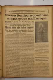 Página do jornal O Nordeste de maio de 1947