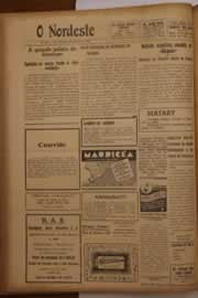 Página do jornal O Nordeste de junho de 1947