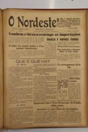 Página do jornal O Nordeste de junho de 1947