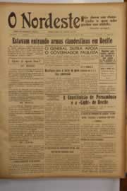 Página do jornal O Nordeste de julho de 1947