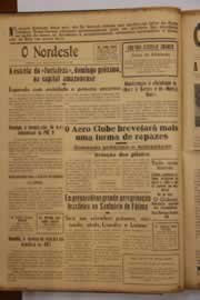 Página do jornal O Nordeste de agosto de 1947