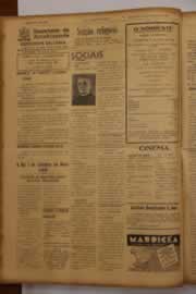 Página do jornal O Nordeste de setembro de 1947