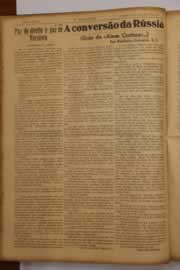 Página do jornal O Nordeste de setembro de 1947