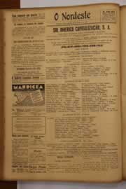 Página do jornal O Nordeste de setembro de 1947