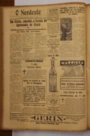 Página do jornal O Nordeste de setembro de 1947