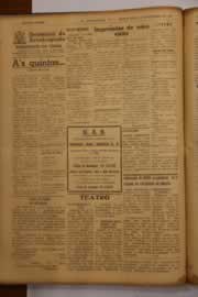 Página do jornal O Nordeste de setembro de 1947