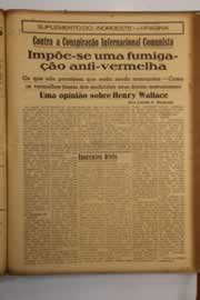 Página do jornal O Nordeste de setembro de 1947