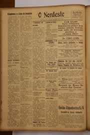 Página do jornal O Nordeste de outubro de 1947