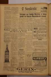 Página do jornal O Nordeste de dezembro de 1947