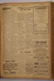 Página do jornal O Nordeste de janeiro de 1948