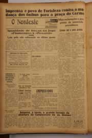 Página do jornal O Nordeste de janeiro de 1948