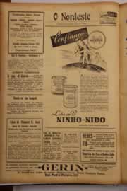 Página do jornal O Nordeste de janeiro de 1948