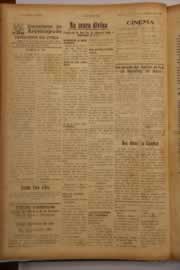 Página do jornal O Nordeste de janeiro de 1948
