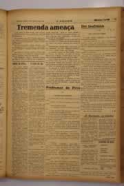 Página do jornal O Nordeste de março de 1948