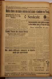Página do jornal O Nordeste de março de 1948