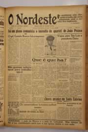 Página do jornal O Nordeste de março de 1948