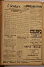 Página do jornal O Nordeste de março de 1948