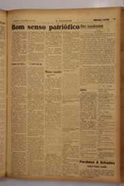 Página do jornal O Nordeste de março de 1948